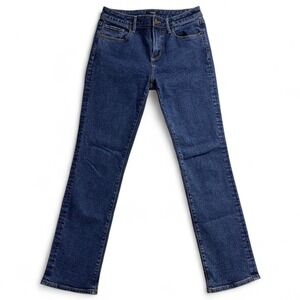 Aqua Women Blue Y2K Straight Leg Cotton Spandex Jeans Size 26